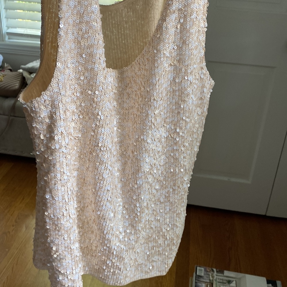 J crew medium sequence top *new never worn